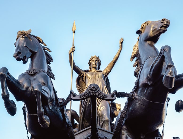 Estatua de Boudica en Londres