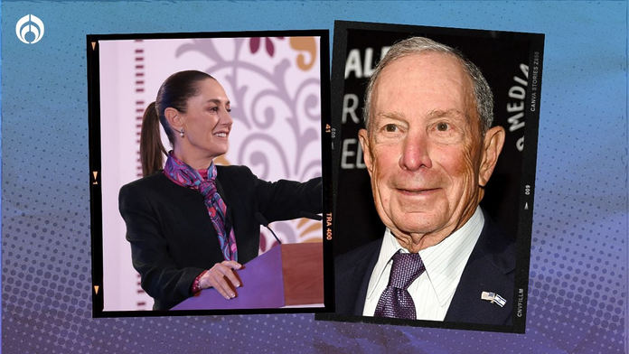 (FOTOS) Sheinbaum destaca la visita de Michael Bloomberg a Palacio Nacional