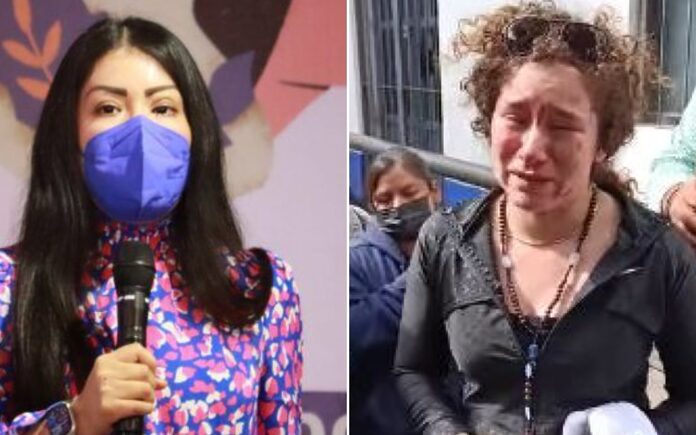 María Elena Ríos ataca a mujer, ‘fue enviada por Vera Carrizal’, dice; denuncian a saxofonista