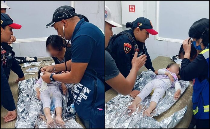 Policías reaniman a bebé en estación Merced; presentó problemas respiratorios