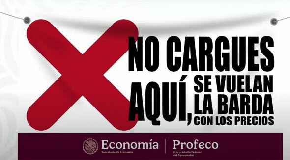 Profeco prepara denuncia contra gasolinera de Durango por quitar lonas de “No cargues aquí”