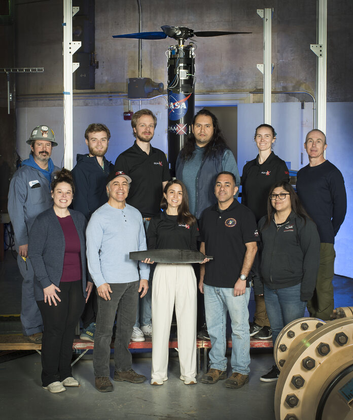 Pruebas de Roamx en el Laboratorio de Eolio Planetario (PAL) en el Centro de Investigación de NASA AMES